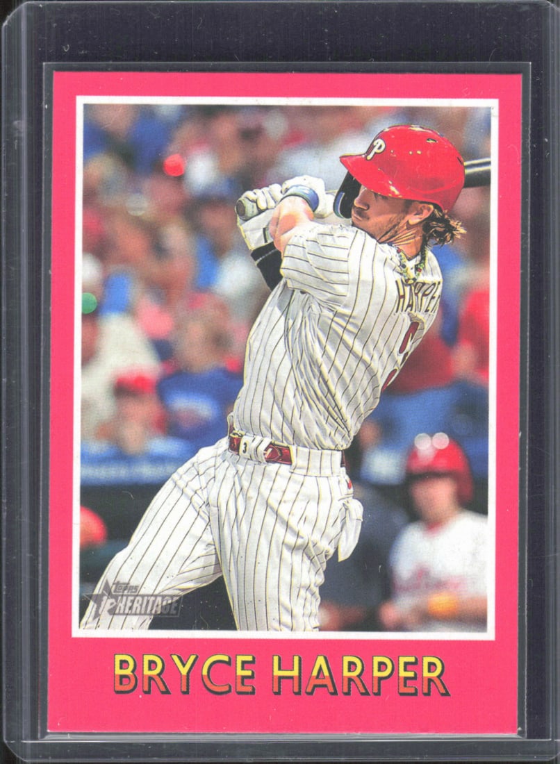 Bryce Harper Baseball Sensation 2024 Topps Heritage #75BS-16 (1 of 2)