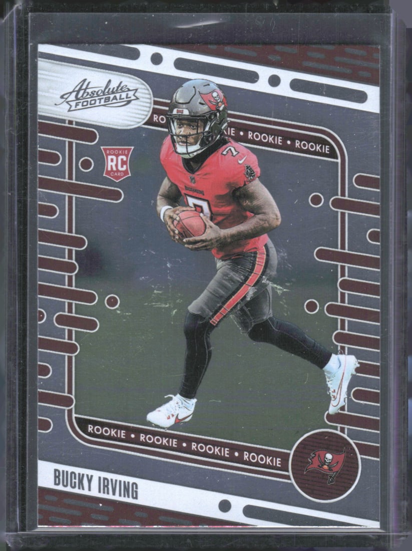 Bucky Irving Rookie Card 2024-25 Panini Absolute #186: Bucky Irving Rookie Card 2024-25 Panini Absolute #186