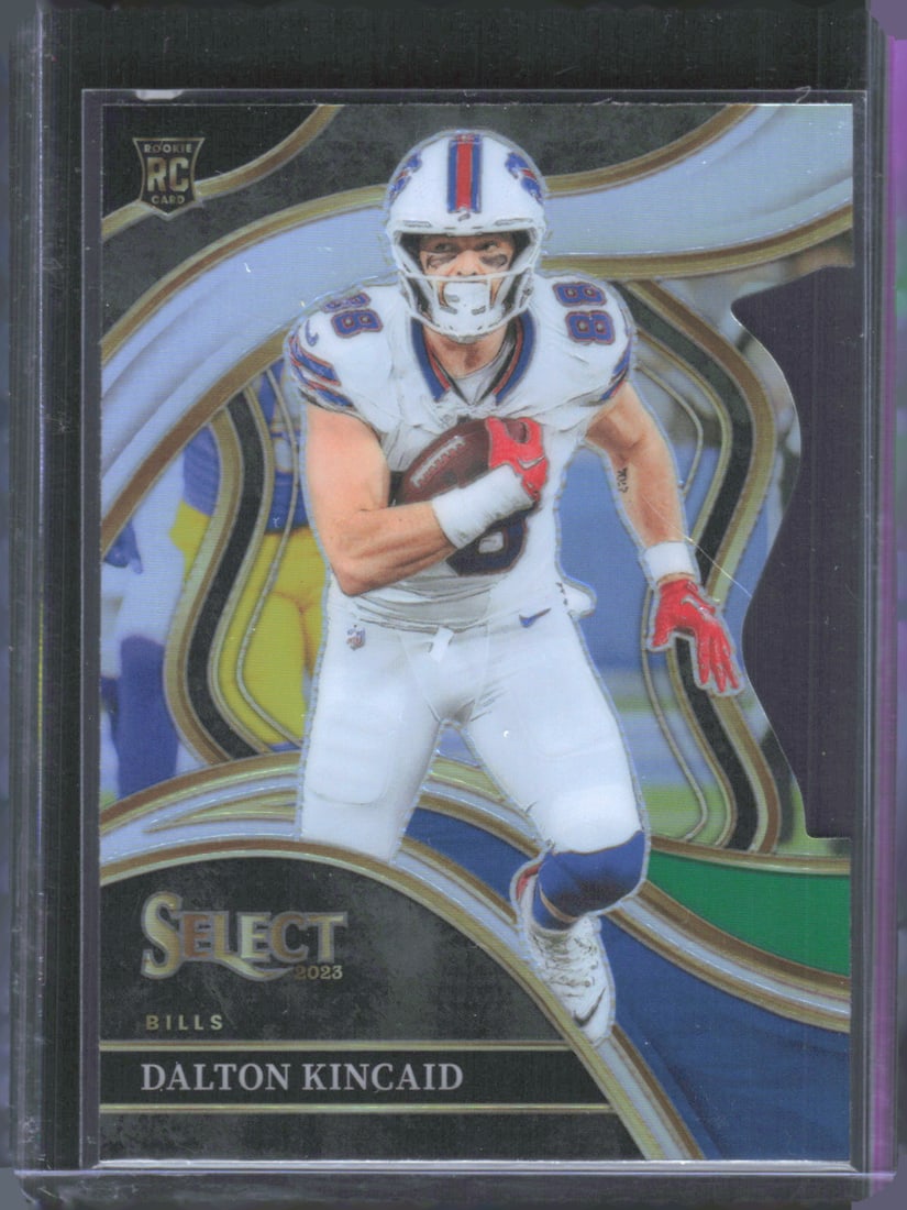 Dalton Kincaid Rookie Black and Green Prizms Die Cuts 2023 Panini Select #281 (1 of 2)
