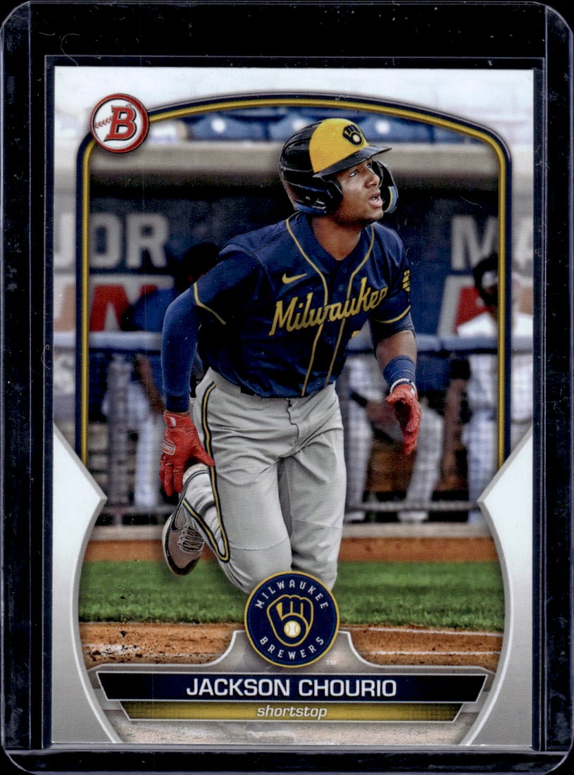 Jackson Chourio Prospects 2023 Bowman Paper Prosepcts #BP-76: Jackson Chourio Prospects 2023 Bowman Paper Prosepcts #BP-76