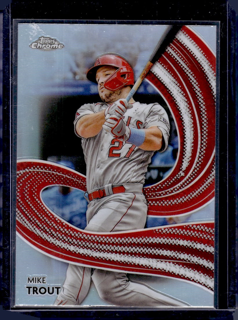 Mike Trout Strokes 2024 Topps Chrome #S-1 (1 of 2)