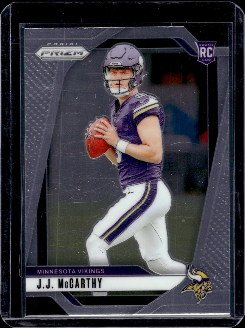 JJ McCarthy RC 2024 Panini Prizm #400: JJ McCarthy RC 2024 Panini Prizm #400
