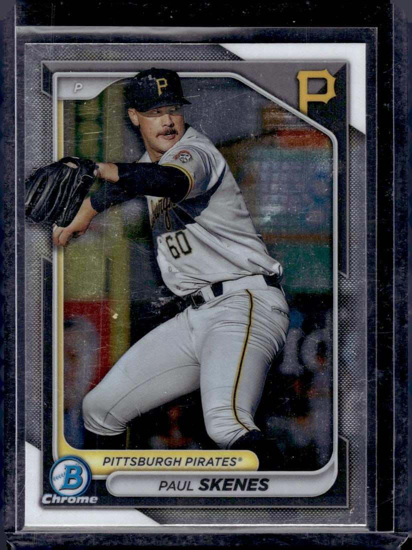 Paul Skenes Bowman Chrome Prospects 2024 Bowman Chrome #BCP-125: Paul Skenes Bowman Chrome Prospects 2024 Bowman Chrome #BCP-125