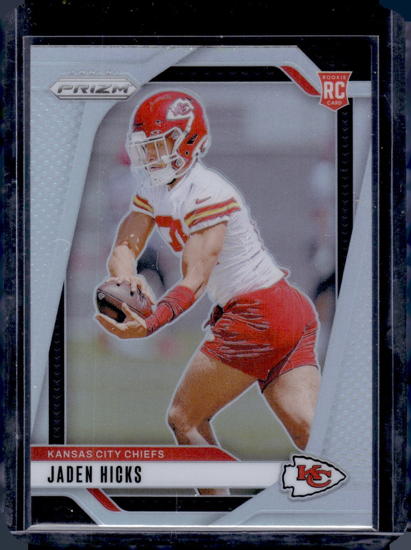 Jaden Hicks Silver Prizm RC 2024 Panini Prizm #336: Jaden Hicks Silver Prizm RC 2024 Panini Prizm #336