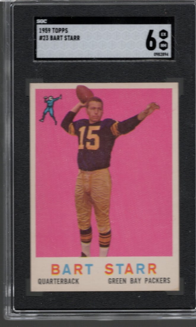 Bart Starr 1959 Topps #23 SGC 6 (1 of 2)