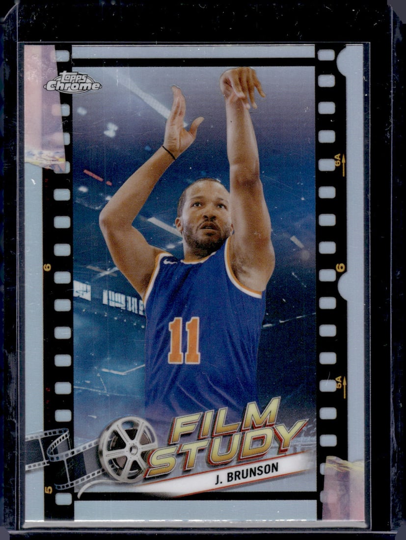 Jalen Brunson Film Study Refractor 2023-24 Topps Chrome #FS-16 (1 of 2)