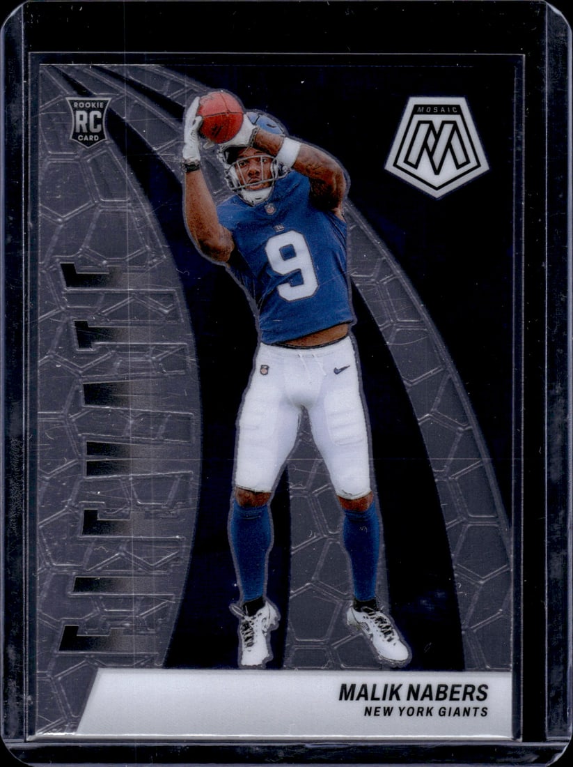 Malik Nabers Elevate RC 2024 Panini Mosaic #3: Malik Nabers Elevate RC 2024 Panini Mosaic #3