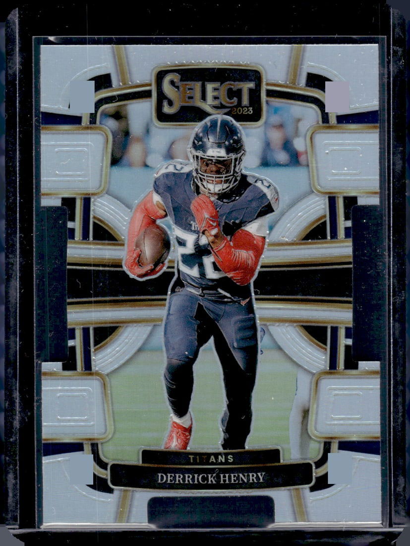 Derrick Henry Silver Prizm Die Cut 2023 Panini Select #95 (1 of 2)