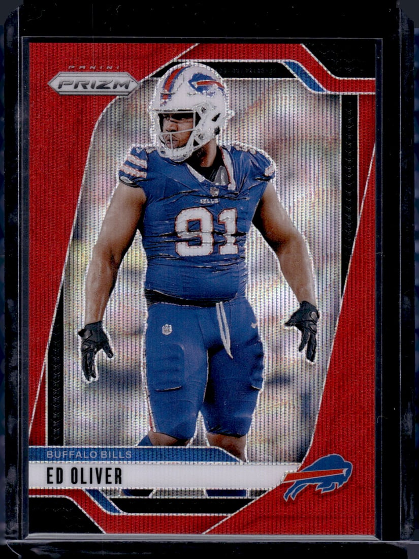 Ed Oliver Red Wave Prizm /149 2024 Panini Prizm #32: Ed Oliver Red Wave Prizm /149 2024 Panini Prizm #32