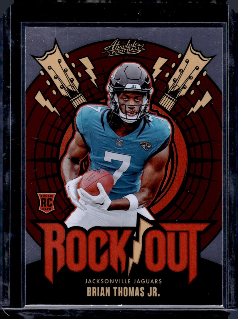 Brian Thomas Jr. Rock Out RC 2024 Panini Absolute #RO-BTJ: Brian Thomas Jr. Rock Out RC 2024 Panini Absolute #RO-BTJ