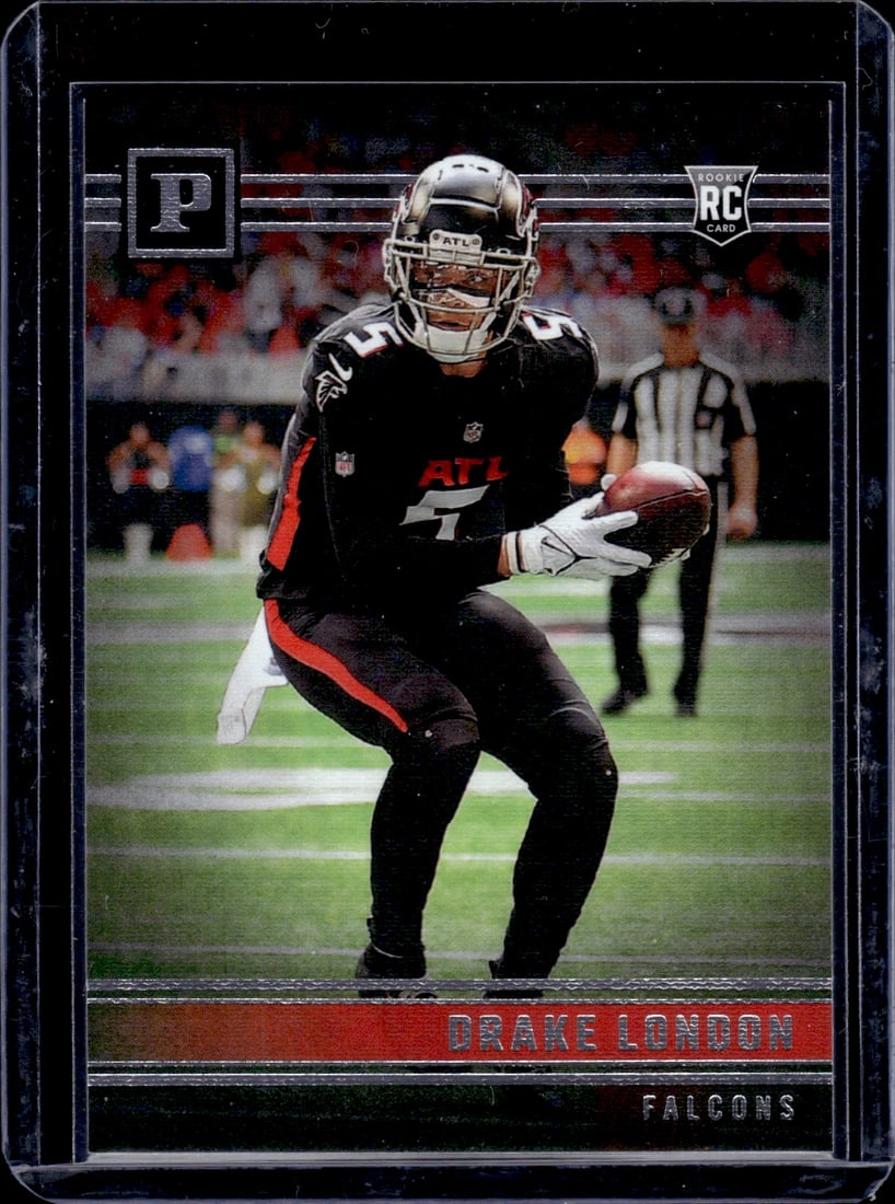 Drake London RC 2022 Panini Chronicles Panini #PA-6: Drake London RC 2022 Panini Chronicles Panini #PA-6