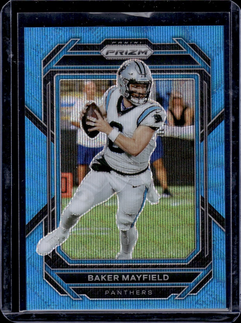 Baker Mayfield Blue Wave Prizm /199 2022 Panini Prizm #39: Baker Mayfield Blue Wave Prizm /199 2022 Panini Prizm #39