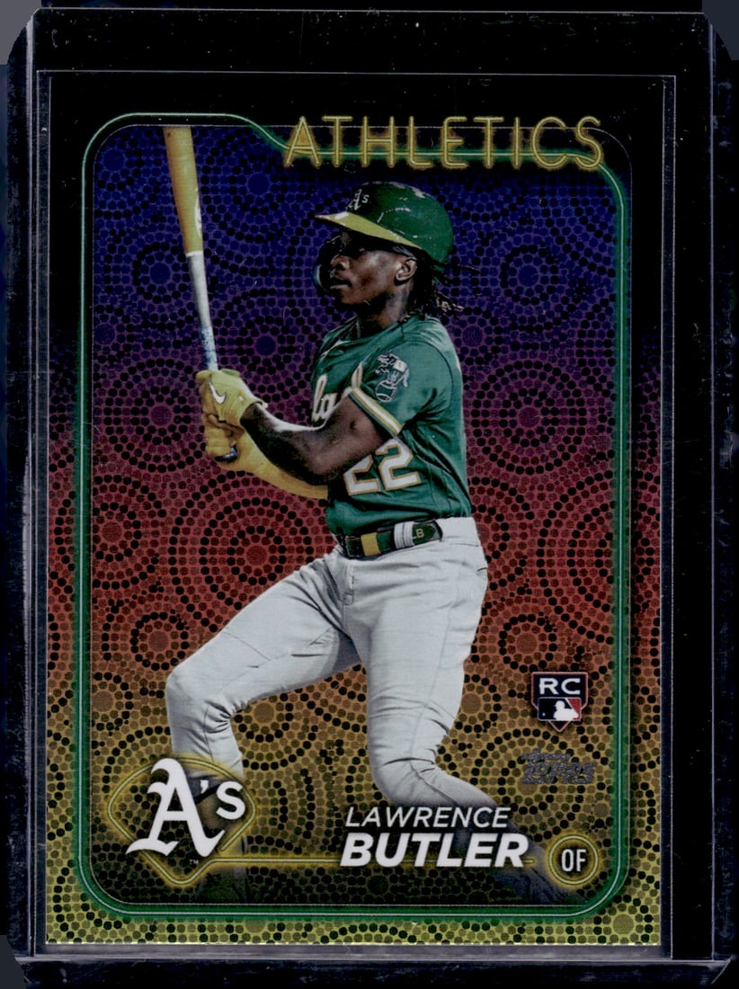 Lawrence Butler Summer Holiday Foil RC 2024 Topps #676: Lawrence Butler Summer Holiday Foil RC 2024 Topps #676