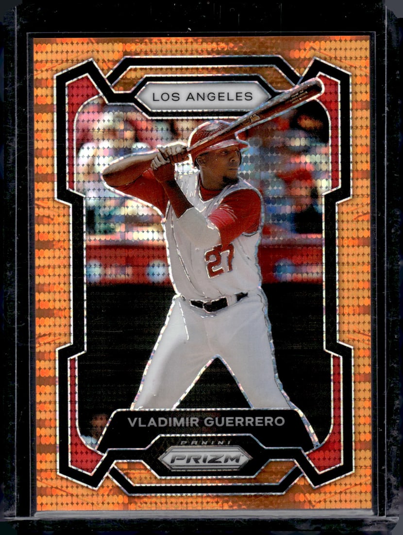 Vladimir Guerrero Orange Pulsar Prizm /399 2024 Panini Prizm #204: Vladimir Guerrero Orange Pulsar Prizm /399 2024 Panini Prizm #204