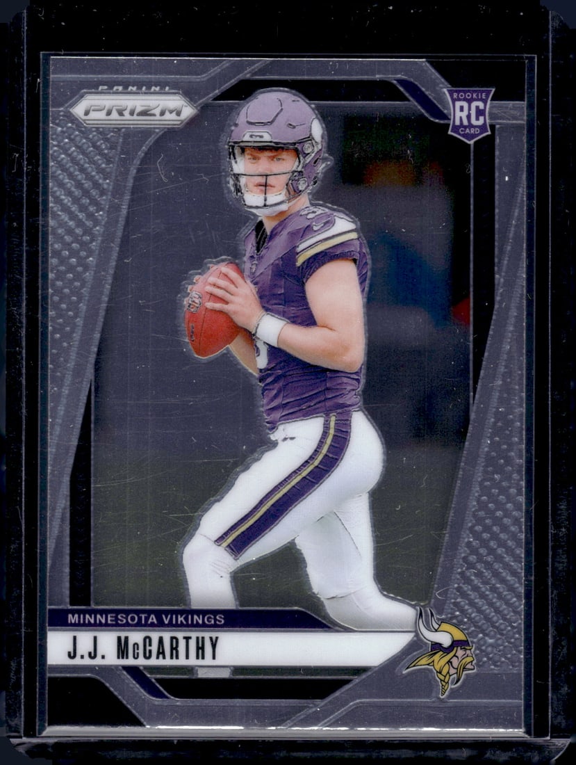 JJ McCarthy RC 2024 Panini Prizm #400: JJ McCarthy RC 2024 Panini Prizm #400