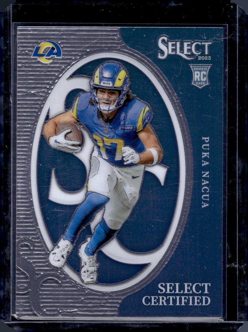 Puka Nacua Select Certified RC 2023 Panini Select #CRO-PNA: Puka Nacua Select Certified RC 2023 Panini Select #CRO-PNA