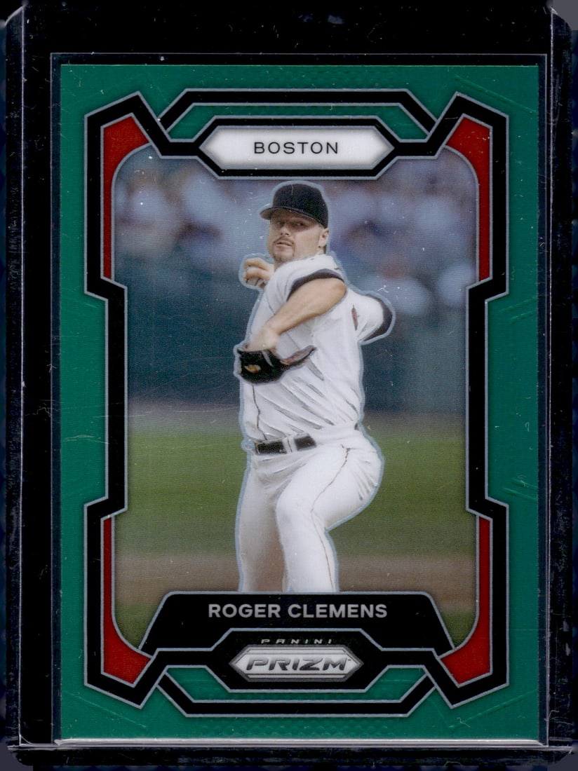 Roger Clemens Green Prizm 2024 Panini Prizm #201: Roger Clemens Green Prizm 2024 Panini Prizm #201