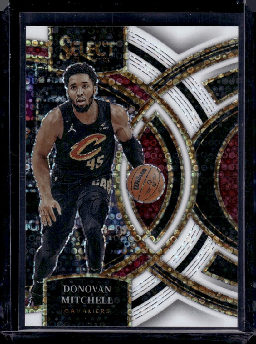 Donovan Mitchell White Disco Prizm /75 2023-24 Panini Select #163 (1 of 2)