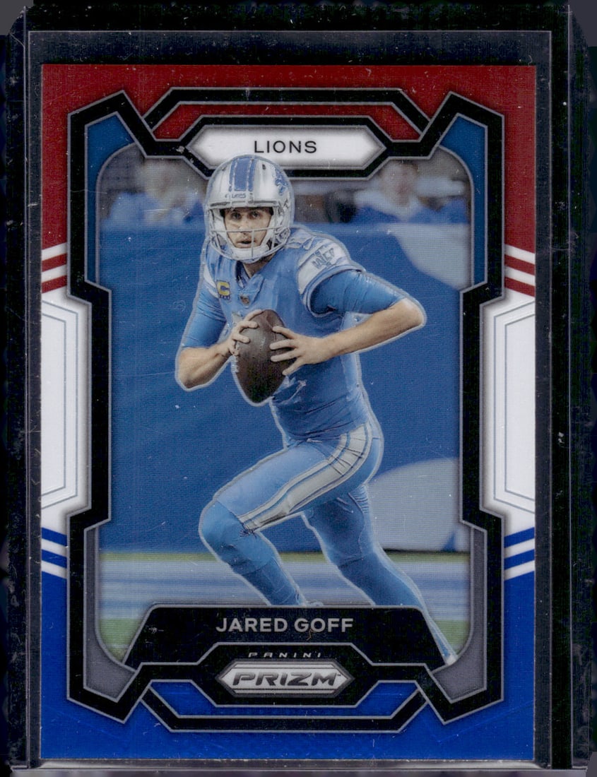 Jared Goff Red/White/Blue Prizm 2023 Panini Prizm #98 (1 of 2)