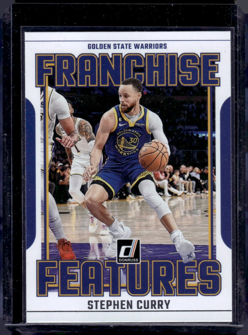 Stephen Curry Franchise Features 2023-24 Panini Donruss #21: Stephen Curry Franchise Features 2023-24 Panini Donruss #21
