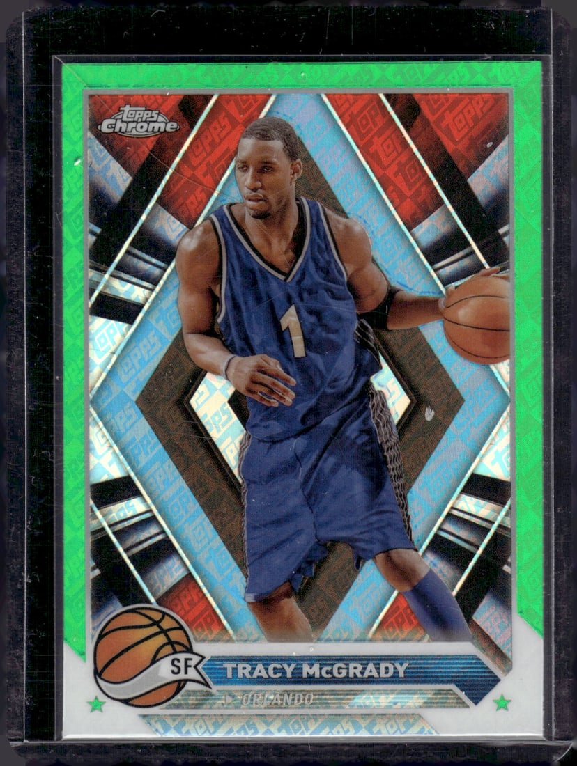 Tracy McGrady Green Topps Refractor 2023-24 Topps Chrome #24 (1 of 2)