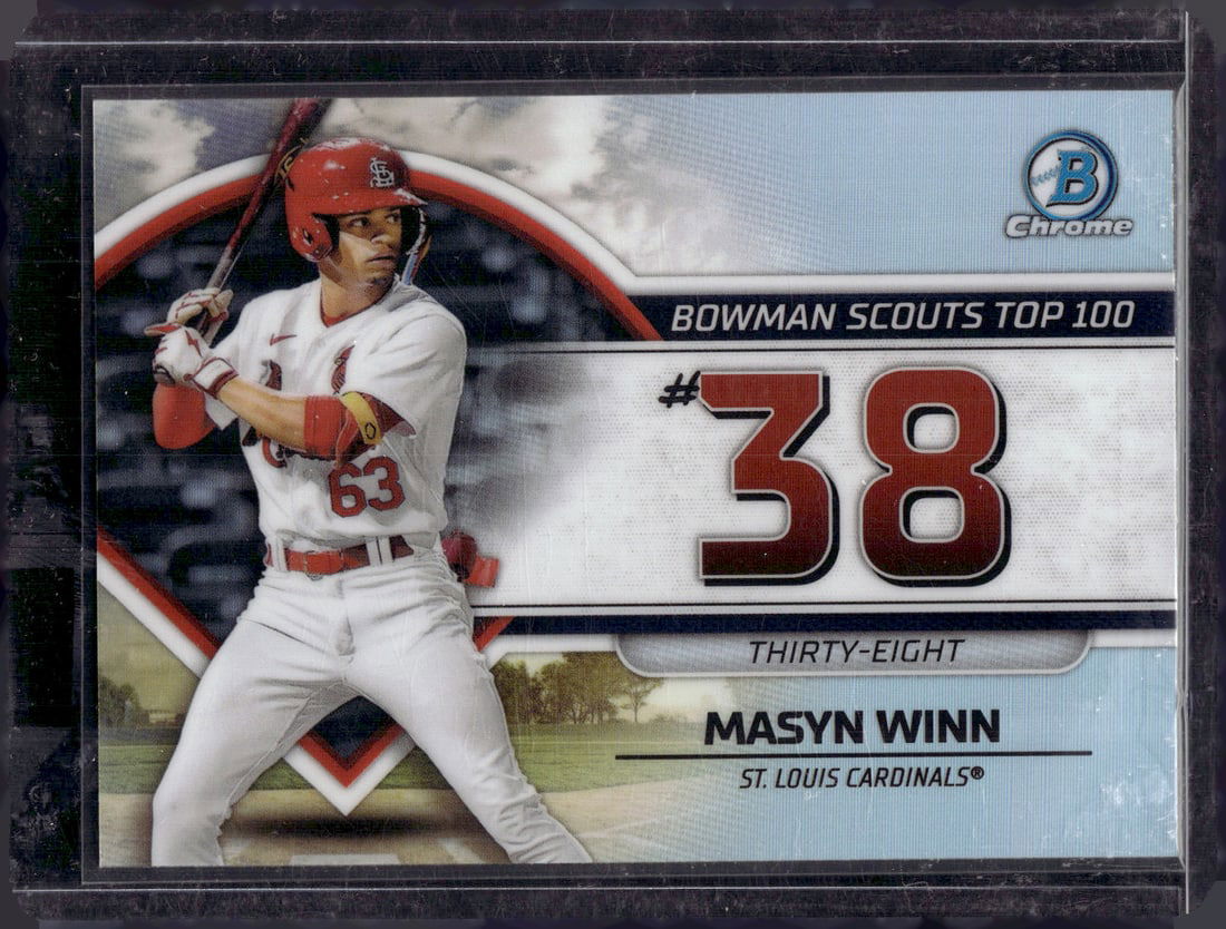 Masyn Winn Bowman Scouts Top 100 2023 Bowman Chrome #BTP-38 (1 of 2)