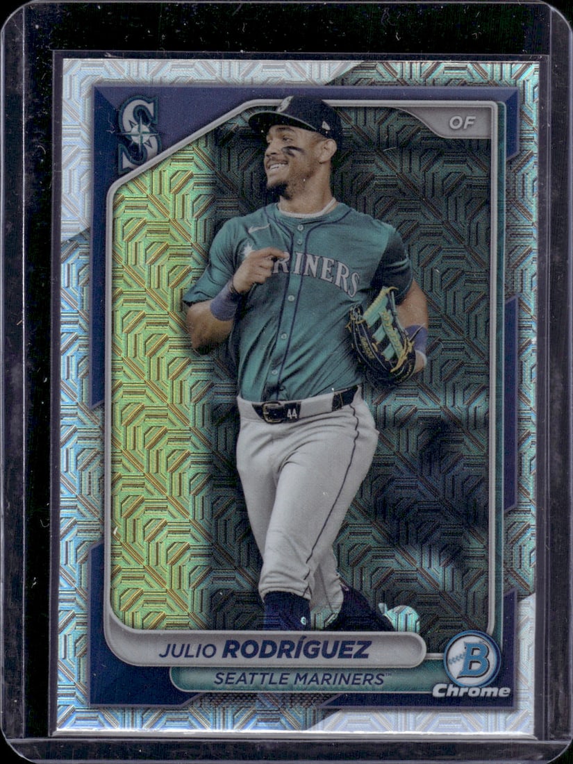 Julio Rodriguez Mojo Refractor 2024 Bowman Chrome #95 (1 of 2)
