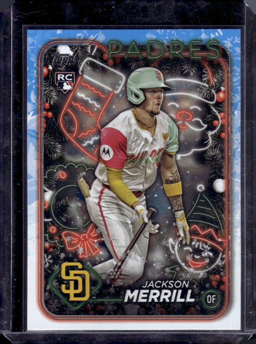 Jackson Merrill RC 2024 Topps Holiday #H160: Jackson Merrill RC 2024 Topps Holiday #H160