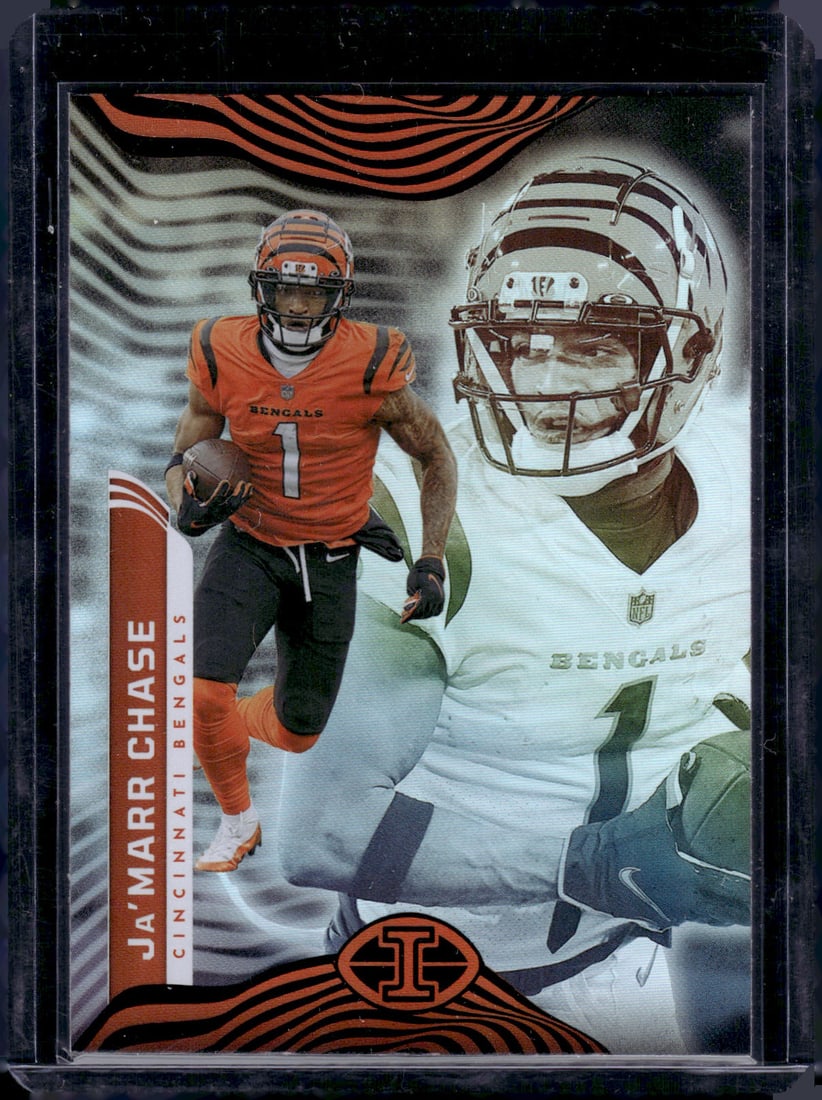 Ja'Marr Chase 2022 Panini Illusions #19: Ja'Marr Chase 2022 Panini Illusions #19