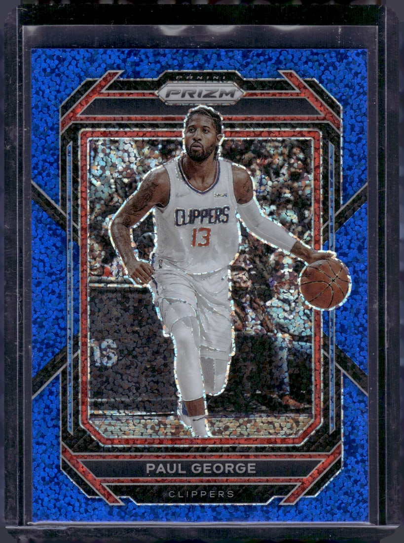 Paul George Blue Sparkle Prizm /144 2022-23 Panini Prizm #138 (1 of 2)