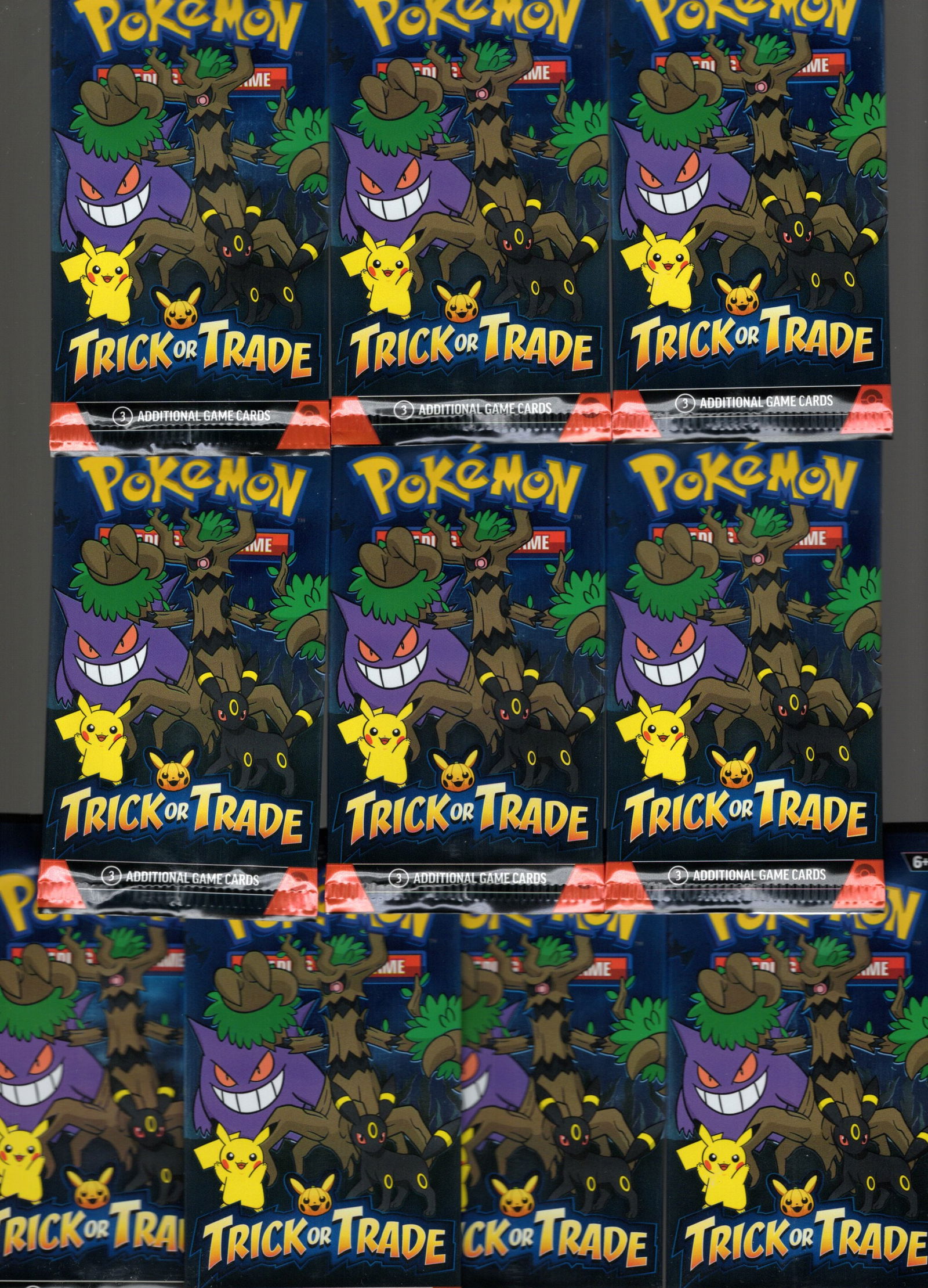 10 Count: 2024 Pokemon Trick or Trade Retail Packs (1 of 1)