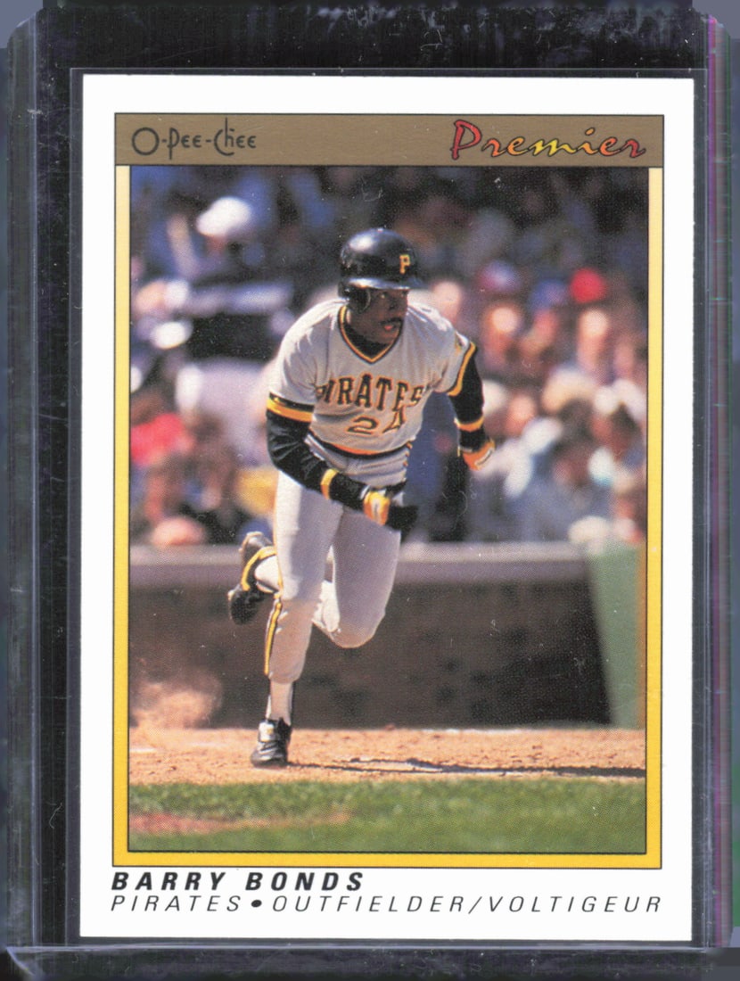 Barry Bonds 1991 O-Pee-Chee Premier Vintage Baseball Card #12 (1 of 2)