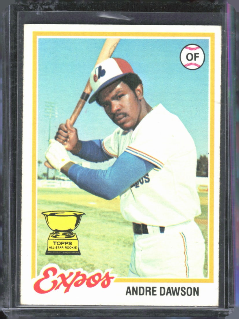Andre Dawson All-Star Rookie Cup 1978 Topps Vintage Baseball Card #72 (1 of 2)