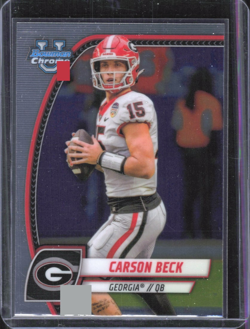 Carson Beck 2024 Bowman University Chrome #2 (1 of 2)