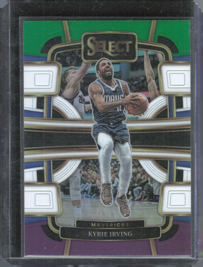 Kyrie Irving Green White Purple Prizms 2023-24 Panini Select #21 (1 of 2)