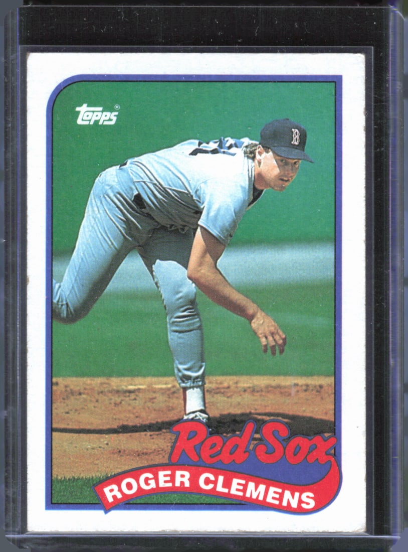 Roger Clemens Vintage Baseball Card 1989 Topps #450: Roger Clemens Vintage Baseball Card 1989 Topps #450