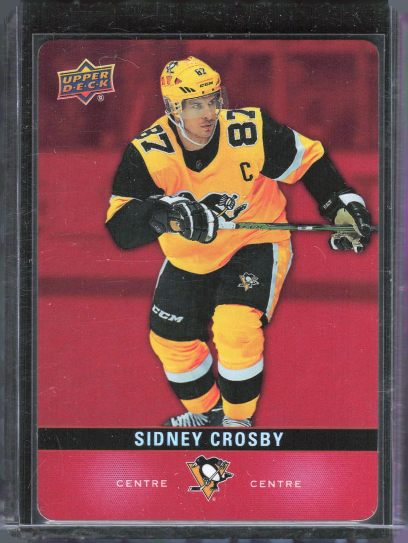 Sidney Crosby Red Die Cut 2019-20 Upper Deck Tim Hortons #DC-27 (1 of 2)