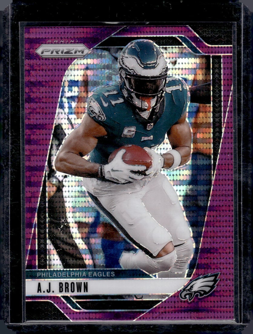 Aj Brown Purple Pulsar Prizm 2024 Panini Prizm #233: Aj Brown Purple Pulsar Prizm 2024 Panini Prizm #233
