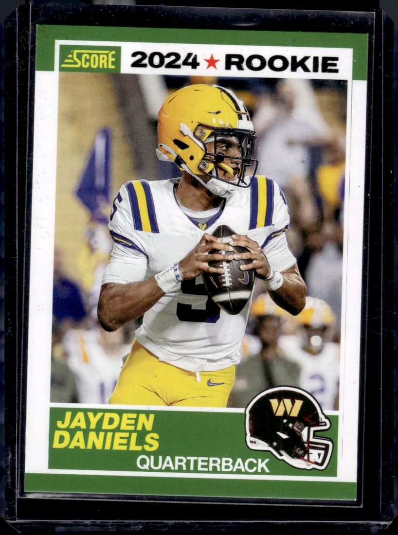 Jayden Daniels RC 2024 Panini Score #2: Jayden Daniels RC 2024 Panini Score #2
