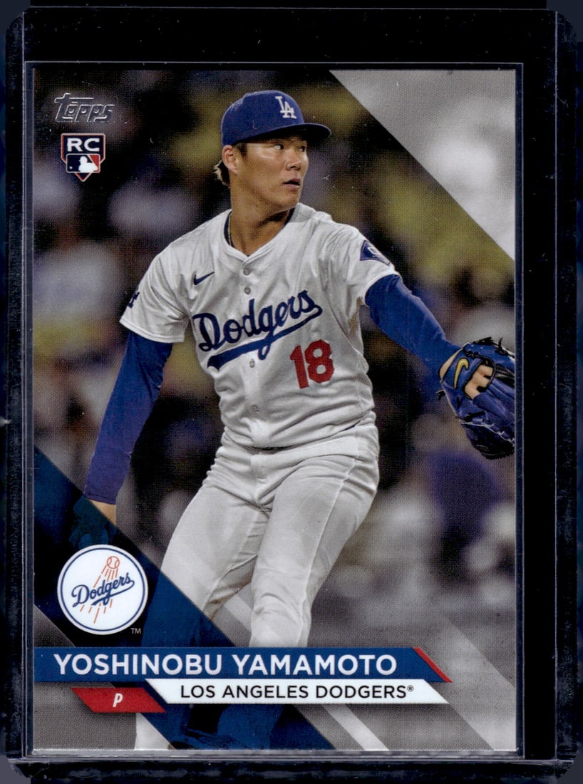 Yoshinobu Yamamoto Flagship Collection RC 2024 Topps #22: Yoshinobu Yamamoto Flagship Collection RC 2024 Topps #22