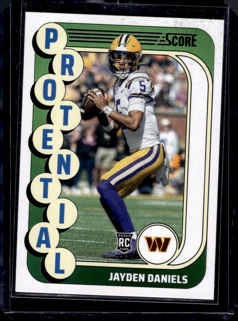 Jayden Daniels Protential RC 2024 Panini Score #3: Jayden Daniels Protential RC 2024 Panini Score #3