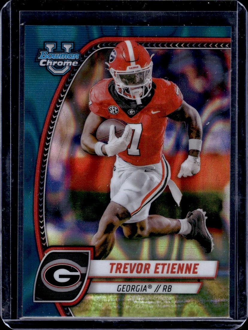Trevor Etienne Teal Lava Refractor 2024 Bowman U Chrome #177: Trevor Etienne Teal Lava Refractor 2024 Bowman U Chrome #177