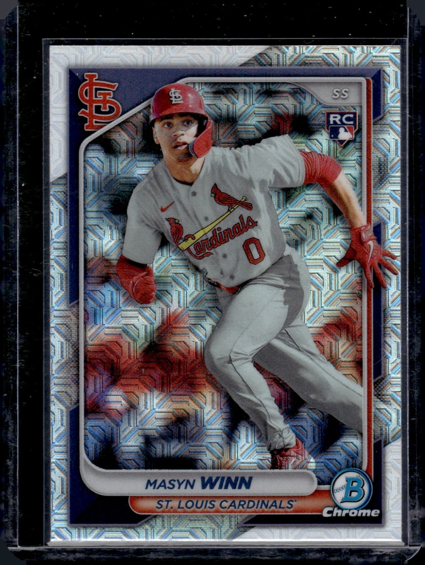 Masyn Winn Mojo Refractor RC 2024 Bowman Chrome #2: Masyn Winn Mojo Refractor RC 2024 Bowman Chrome #2