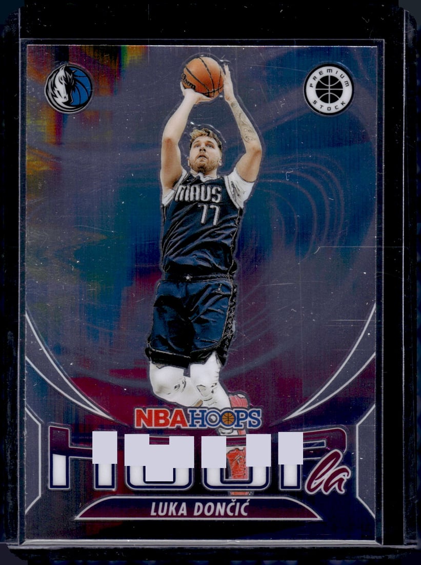 Luka Doncic Hoopla 2023-24 Panini Premium Stock #7: Luka Doncic Hoopla 2023-24 Panini Premium Stock #7