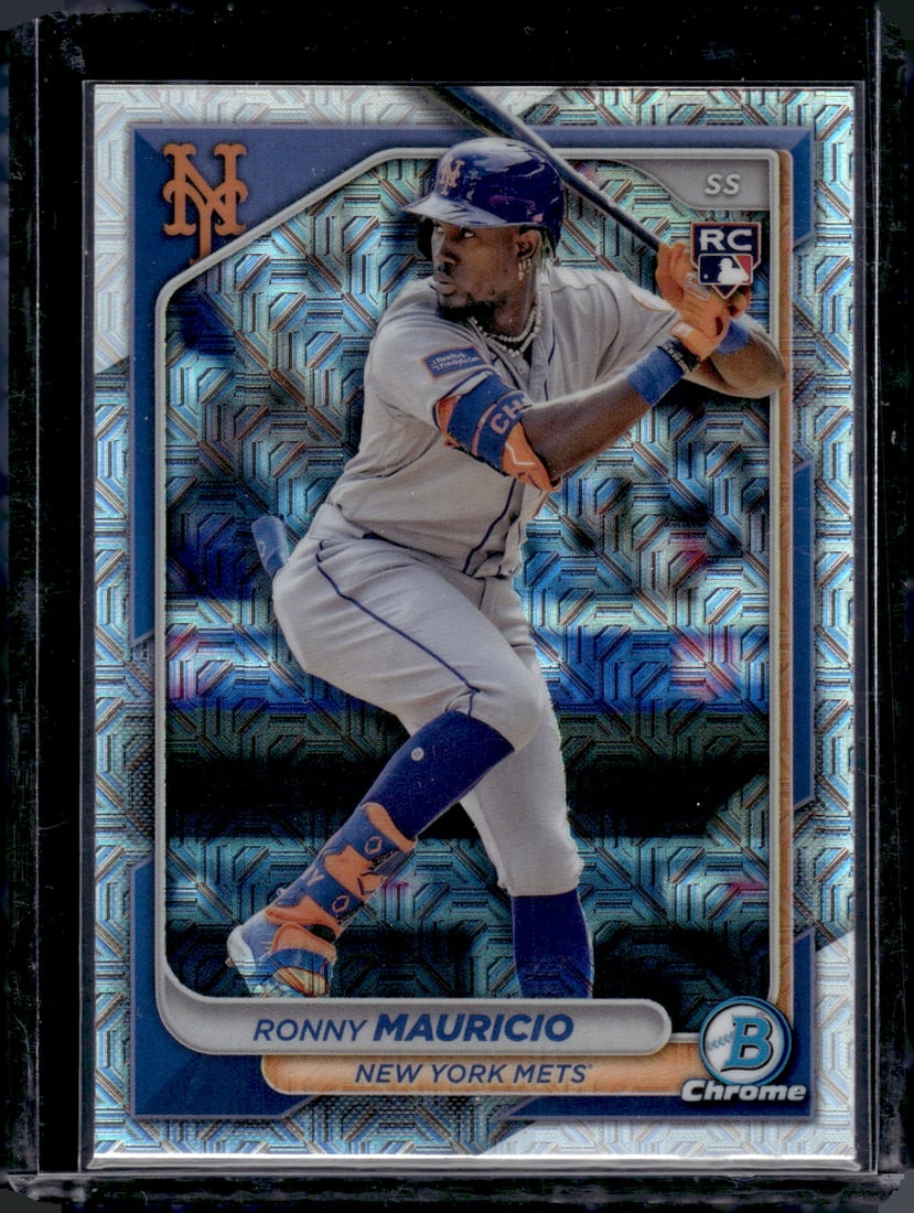Ronny Mauricio Mojo Refractor 2024 Bowman Chrome #24: Ronny Mauricio Mojo Refractor 2024 Bowman Chrome #24