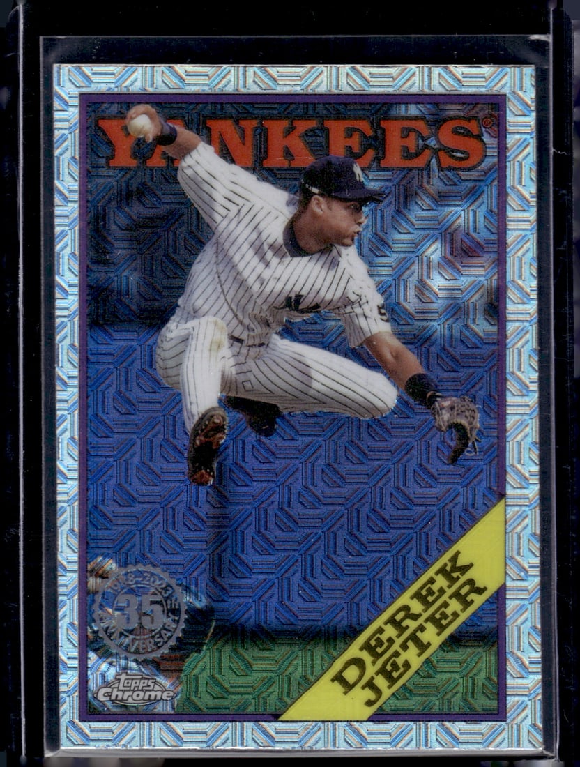 Derek Jeter Silver Pack Mojo 2023 Topps Chrome 35th Anniversary #2T88C-13 (1 of 2)