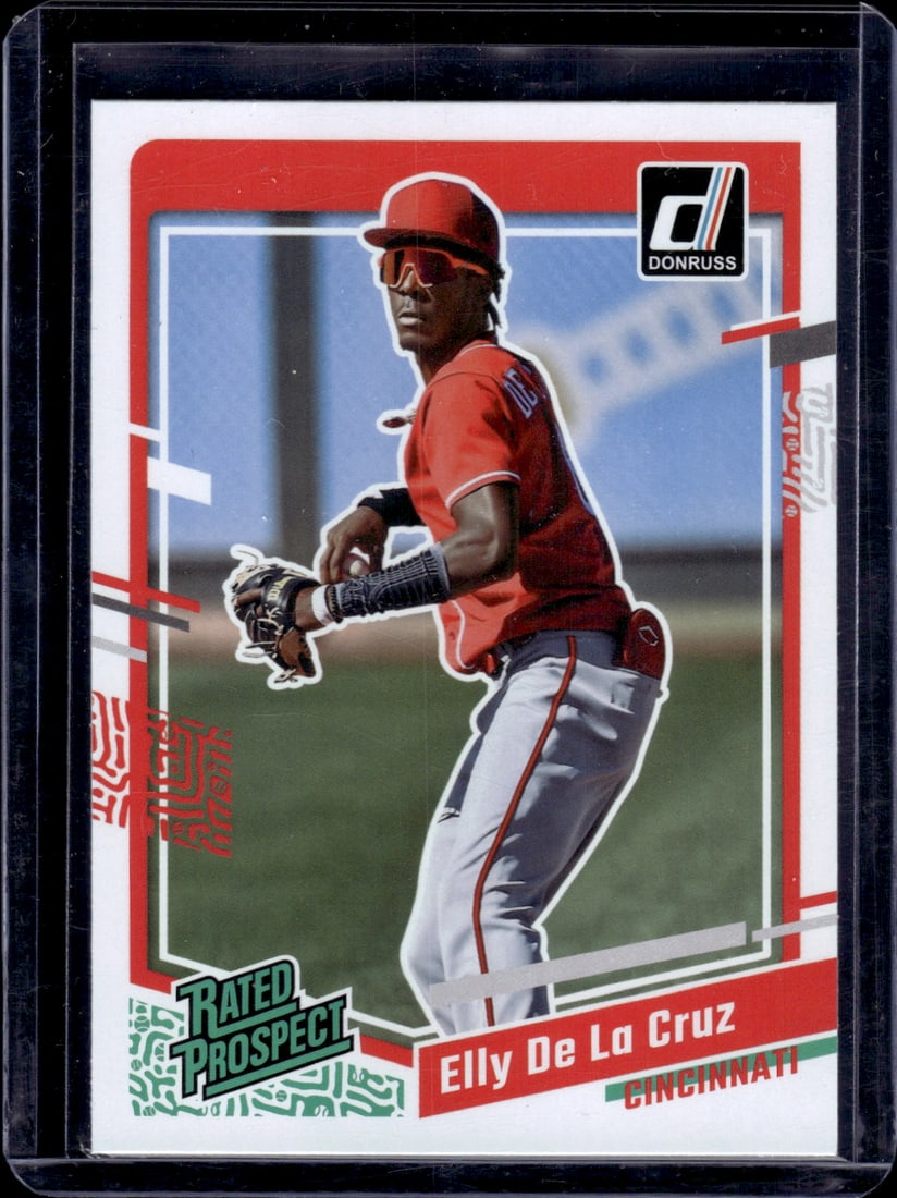Elly De La Cruz Rated Prospect 2023 Panini Donruss #57: Elly De La Cruz Rated Prospect 2023 Panini Donruss #57