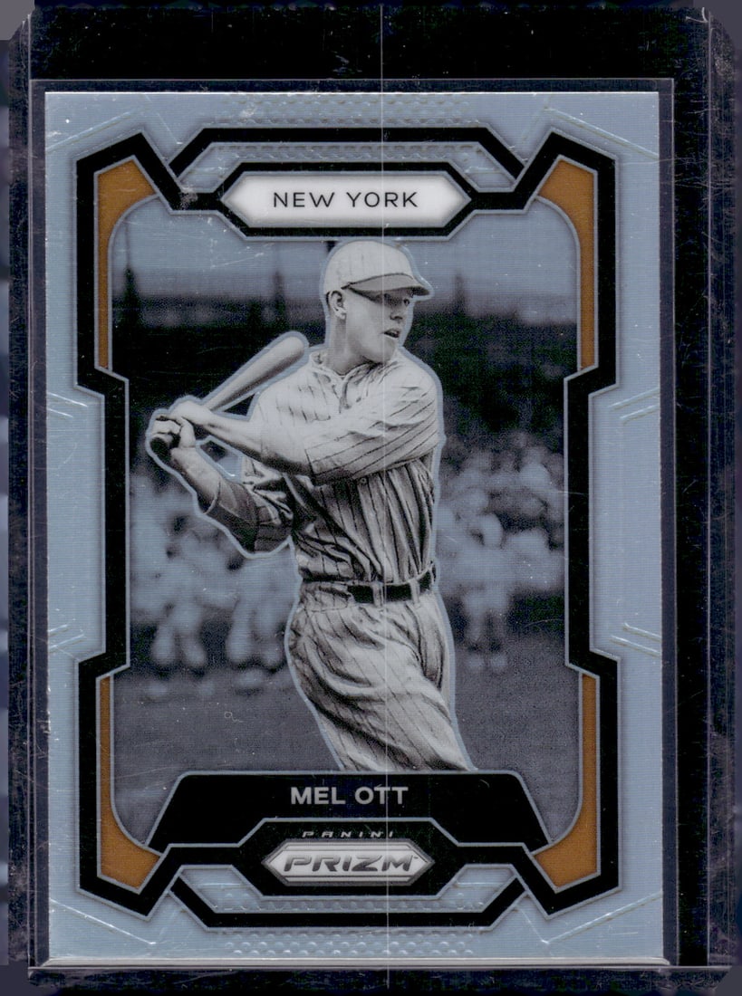 Mel Ott Silver Prizm 2024 Panini Prizm #117: Mel Ott Silver Prizm 2024 Panini Prizm #117