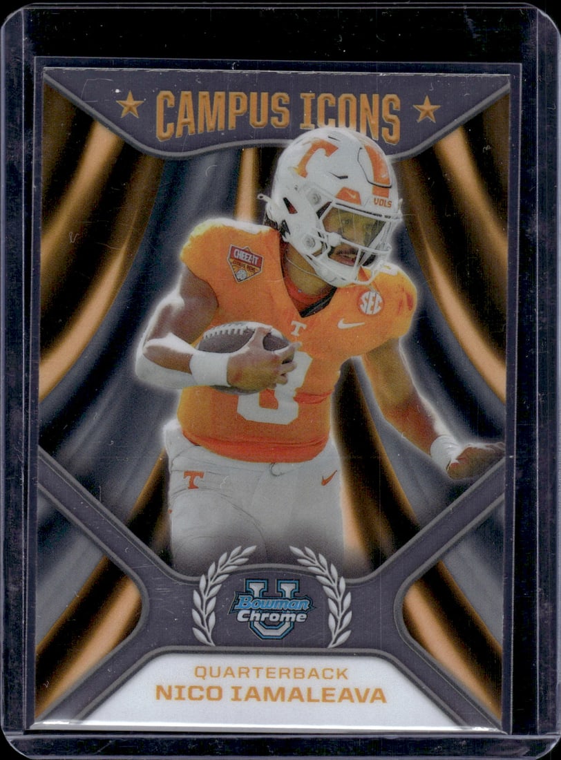 Nico Iamaleava Campus Icons 2024 Bowman U Chrome #CI-20: Nico Iamaleava Campus Icons 2024 Bowman U Chrome #CI-20