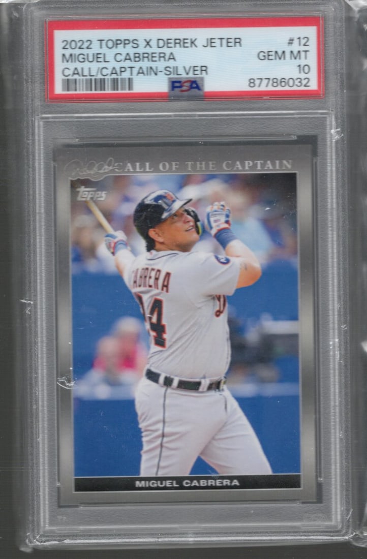 Miguel Cabrera Call off the Captain Silver /99 2022 Topps #12 PSA 10 (1 of 2)